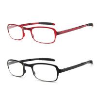 Plástico PC Óculos para presbiopia, Portátil & Recolhível & grau diferente para a escolha & unissex, Mais cores pare escolha, 132x130x28mm, vendido por PC