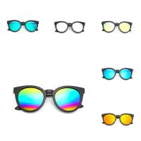 Moda sunčane naočale, PC Plastika, s Metal Alloy & Akril, za žene, više boja za izbor, 140x140x48mm, Prodano By PC