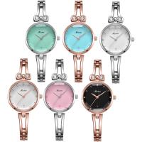 Женские ювелирные часы MEIBIN®, цинковый сплав, с Стеклянный, Другое покрытие, 30M водонепроницаемый & Женский & со стразами, Много цветов для выбора, 26x9mm, 6mm, длина:Приблизительно 7.6 дюймовый, продается PC