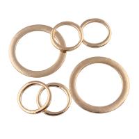 Zinc Alloy Jump Rings Donut gold color plated lead & cadmium free Sold By PC