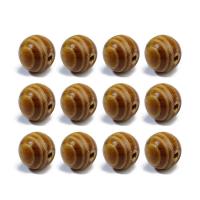Wood Beads, Round, different size for choice, original color, Hole:Approx 1mm, 100PCs/Bag, Sold By Bag