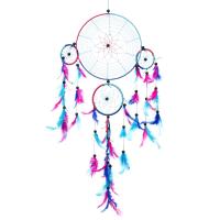 Fashion Dream Catcher Polyester with Feather & Wood Tassel painted 700-750mm Sold By PC