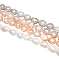 Perlas Arroz Freshwater, Perlas cultivadas de agua dulce, natural, más colores para la opción, 10-11mm, agujero:aproximado 0.8mm, Vendido para aproximado 15 Inch Sarta