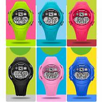 SANDA® Unisex Nakit Watch, plastika, s Guma & Plastika, bez spolne razlike & za djecu & LED & vodootporan, više boja za izbor, 44mm, 17mm, Dužina Približno 10.5 inčni, Prodano By PC