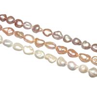 Barock odlad sötvattenspärla pärlor, Freshwater Pearl, naturlig, fler färger för val, 6-10mm, Hål:Ca 0.8mm, Såld Per Ca 15 inch Strand