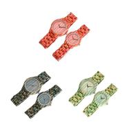 Redear® Unisex Jewelry Watch, Wood, with Glass & Stainless Steel, different size for choice, more colors for choice, Sold By PC