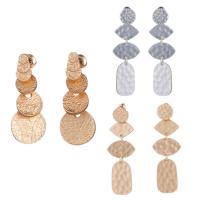 Zinklegierung Ohrringe, plattiert, verschiedene Stile für Wahl & für Frau, frei von Nickel, Blei & Kadmium, 15x50mm, verkauft von Paar