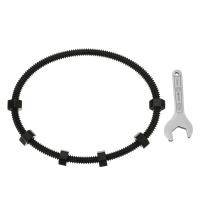 Bracelet en acier inoxydable, ionique noire, pour femme, 4x7mm, 4mm, 14x35mm, Diamètre intérieur:Environ 60x50mm, Vendu par PC