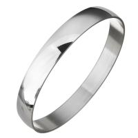 Stainless Steel Bangle, for woman, original color, 10mm, Inner Diameter:Approx 68mm, Sold By PC