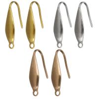 Stainless Steel Hook Earwire, plated, with loop, more colors for choice, 5x20x13mm, 1mm, Hole:Approx 1.5mm, 100Pairs/Lot, Sold By Lot