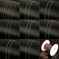 Stainless Steel Chain, with plastic spool & Resin, oval chain, more colors for choice, 4.5x2x2mm, 2x1.5x0.5mm, 10m/Spool, Sold By Spool