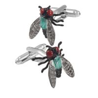 Brass Cufflinks Fly plated stoving varnish & Unisex Sold By Pair