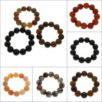Gemstone Bracelet, Round, different materials for choice & Unisex, 18mm, Sold Per Approx 7.5 Inch Strand