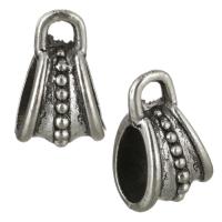 Zinc Alloy Bail Beads antique silver color plated nickel lead & cadmium free Approx 2.5mm Sold By Lot
