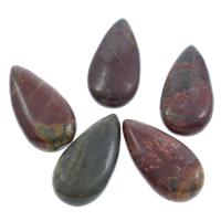 Κρόκο Stone Κρεμαστό κόσμημα, Teardrop, διαφορετικό μέγεθος για την επιλογή, Τρύπα:Περίπου 1mm, 5PCs/τσάντα, Sold Με τσάντα