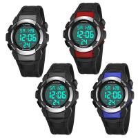KOLEKCE HODINEK PANARS® Watch, Silikon, s Umělá hmota & Zinek, á, nastavitelný & LED & pro muže & vodotěsný & lupínkovým, více barev na výběr, 48x26.5x16.5mm, Délka Cca 10.4 inch, Prodáno By PC