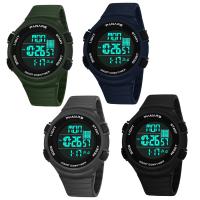 KOLEKCE HODINEK PANARS® Watch, Silikon, s Umělá hmota & Nerez, á, nastavitelný & LED & pro muže & vodotěsný & lupínkovým, více barev na výběr, 50.5x28x14mm, Délka Cca 10.4 inch, Prodáno By PC