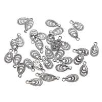 Bijoux pendentifs en acier inoxydable , larme, couleur originale, 7x13mm, Trou:Environ 1mm, 40PC/sac, Vendu par sac