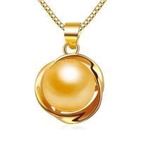 925 Sterling Silver Pendant, with Freshwater Pearl, plated, for woman, more colors for choice, 13mm, Hole:Approx 3-5mm, Sold By PC