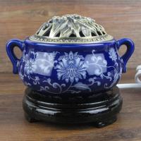 Porcelain Electric Incense Burner, time setting thermostat & durable & different styles for choice, 128x115mm, Sold By PC