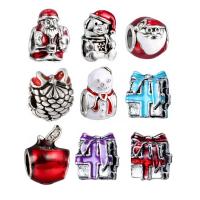 Zinc Alloy European Beads antique silver color plated & without troll & enamel nickel lead & cadmium free Approx 4.8mm Sold By Lot