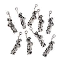 Character Zinc Alloy Pendants Lady Liberty antique silver color plated lead & cadmium free Approx 1mm Sold By Bag