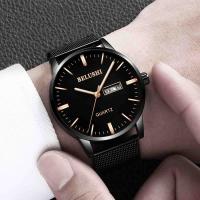 Men Wrist Watch, Stainless Steel, with Glass, plated, hardwearing & for man & waterproof, more colors for choice, 43x11mm, Length:Approx 9.4 Inch, Sold By PC