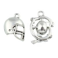Zinc Alloy Pendants antique silver color plated lead & cadmium free Approx 1.5mm Sold By Bag