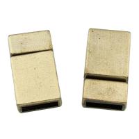 Zinklegierung Magnetverschluss, antike Bronzefarbe plattiert, frei von Blei & Kadmium, 21.50x12x6mm, 100PCs/Tasche, verkauft von Tasche