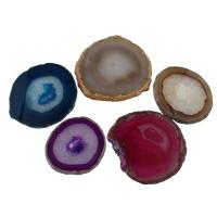 Mixed Agate Cabochon druzy style & flat back - Sold By Bag