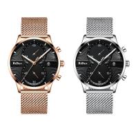 BIDEN® Watch Collection, Stainless Steel, med Glas & Zinc Alloy, forgyldt, Livsbestandig & for mennesket, flere farver til valg, 42x11mm, Længde Ca. 9 inch, Solgt af PC