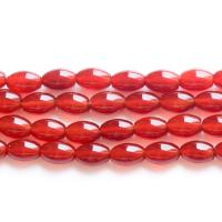 Φυσικά Χάντρες Red Agate, διαφορετικό μέγεθος για την επιλογή, κόκκινος, Sold Per Περίπου 15.7 inch Strand