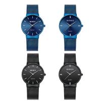 BIDEN® Watch Collection Stainless Steel with Glass & Zinc Alloy Japan watch movement Life water resistant & Unisex & for couple plated Sold By PC
