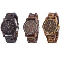 Kolekce hodinek UWOOD® Watch, Dřevo, s Sklo & Nerez, Životodolný voděodolný & různé materiály pro výběr & unisex, 39x20mm, Délka Cca 8.5 inch, Prodáno By PC
