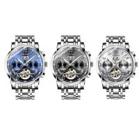 DOM® Watch Collection, Stainless Steel, med Glas, forgyldt, Livsbestandig & for mennesket & luminated, flere farver til valg, 41x12.5mm, Længde Ca. 8 inch, Solgt af PC