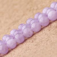 Naturlig ametist pärlor, Rund, olika storlek för val, purpur, Såld Per Ca 15.7 inch Strand