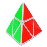 Magia Rubik velocidad Puzzle cubos juguetes, Plástico, Triángulo, más colores para la opción, 100x100x86mm, Vendido por UD