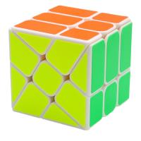 Magia Rubik velocidad Puzzle cubos juguetes, Plástico, Cúbico, más colores para la opción, 56x56x56mm, Vendido por UD