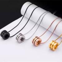 Titanium Steel Necklace, with 1.9lnch extender chain, plated, Unisex & snake chain, more colors for choice, Sold Per Approx 15.7 Inch Strand