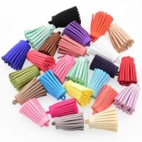DIY Jewelry Supplies, Cotton Thread, with ABS Plastic Pearl & Polyester, Tassel, more colors for choice, 30mm, 10PCs/Lot, Sold By Lot