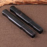 Traditional Ceramic Inserted Burner Incense Seat Black Sandalwood Rectangle durable & hollow Sold By PC