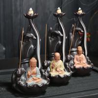 Backflow Incense Burner, Porcelain, durable & different styles for choice, 110x240mm, Sold By PC