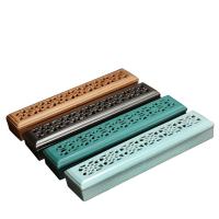 Traditional Ceramic Inserted Burner Incense Seat, Porcelain, durable & hollow, more colors for choice, 240x50x32mm, Sold By PC