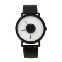 Unisex Wrist Watch PU Leather with zinc alloy dial & Glass plated adjustable Length Approx 8.7 Inch Sold By PC