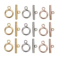 Stainless Steel Toggle Clasp, plated, single-strand, more colors for choice, 22x3mm, 13x2mm, Hole:Approx 1mm, 4Sets/Bag, Sold By Bag