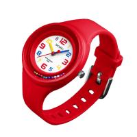 SKmei®  Children Watch, ABS Plastic, with Silicone & Stainless Steel, plated, 50M waterproof & Unisex & for children & adjustable & jelly style, more colors for choice, nickel, lead & cadmium free, 31x33x9mm, 12mm, Length:Approx 8.2 Inch, Sold By PC