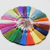 Decorative Tassel, Polyester, with Tibetan Style, more colors for choice, 80mm, Sold By PC