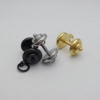 Stainless Steel Pendants Barbell plated Unisex Sold By PC