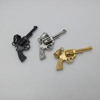 Edelstahl Schmuck Anhänger, Pistole, plattiert, unisex & Schwärzen, keine, 58.8x33mm, verkauft von PC