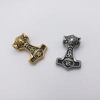 Stainless Steel Pendants, gold color plated, Unisex & blacken, more colors for choice, 22.1x32.7mm, Sold By PC
